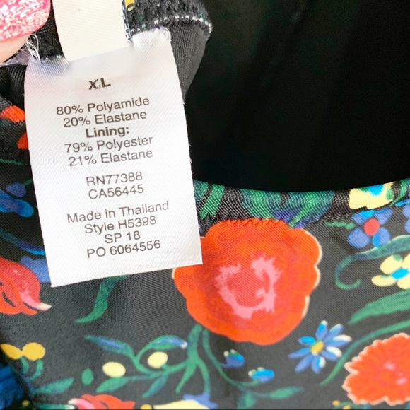 J. Crew Bandeau Floral Swimsuit - Picture 7 of 7